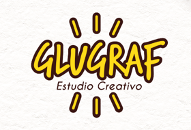 El primer logo de Glugraf 